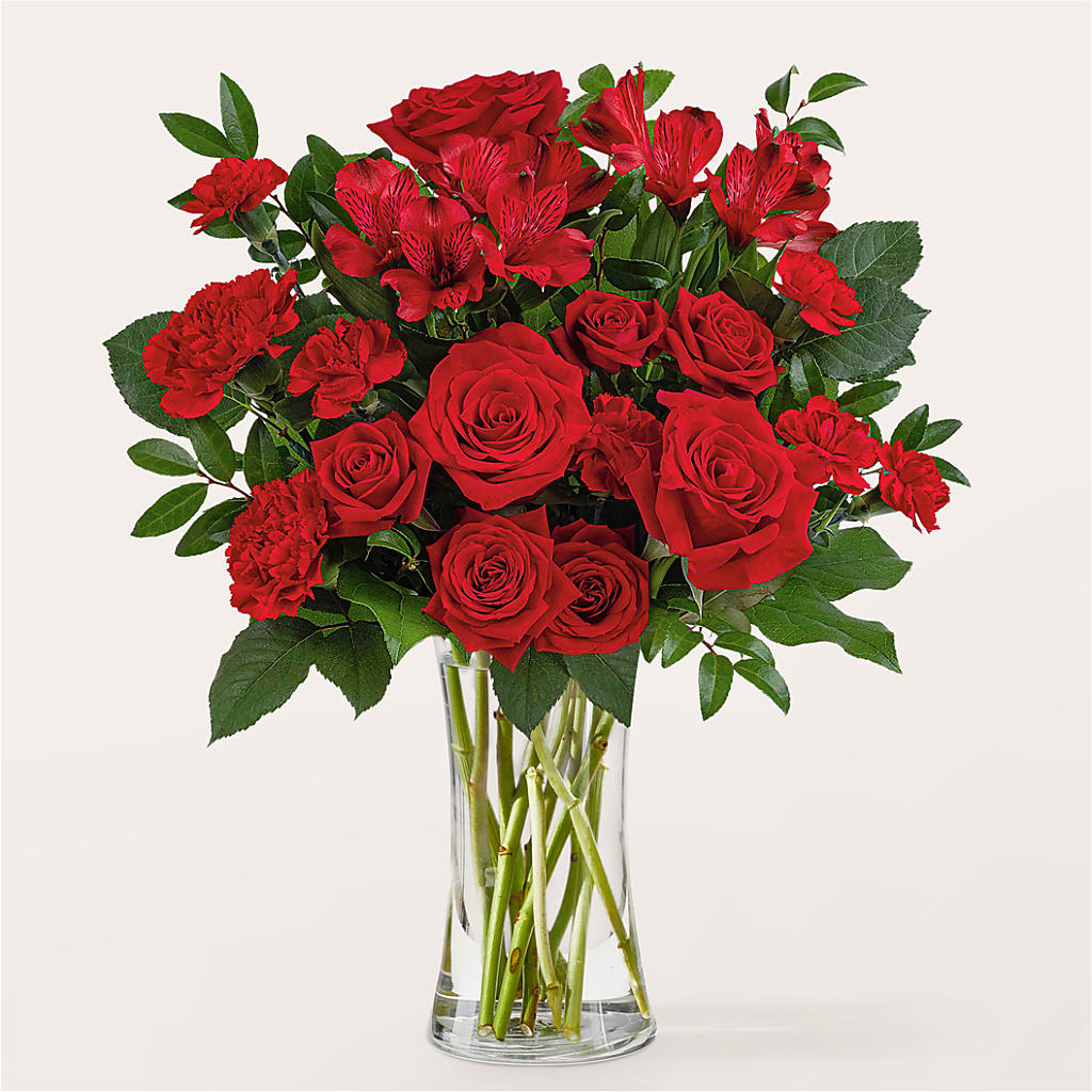 Brilliant Ruby Bouquet – Distinctive Design Studio Llc, Ham Lake MN