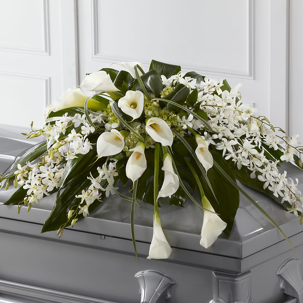 Angel Wings Casket Spray – Distinctive Design Studio Llc, Ham Lake MN