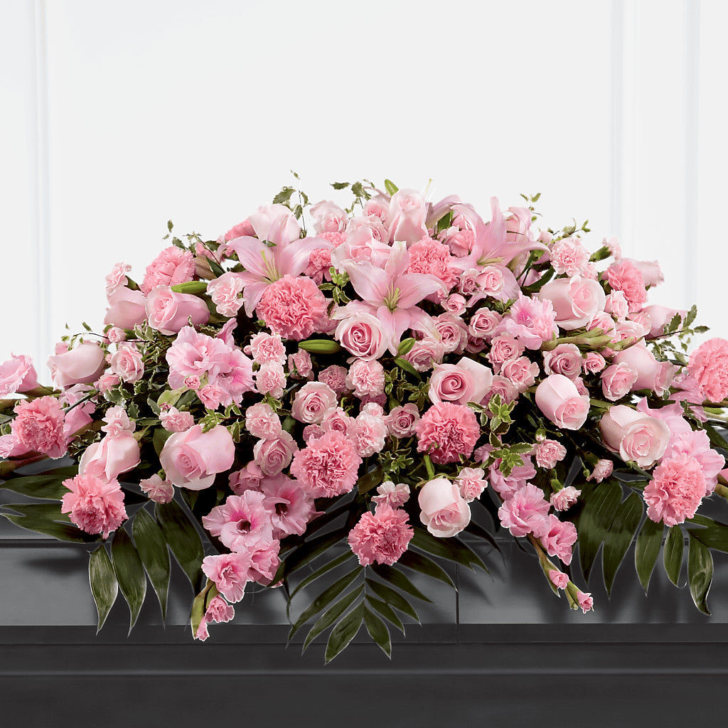 Garden of Comfort Casket Spray (Standard) – Distinctive Design Studio Llc, Ham Lake MN