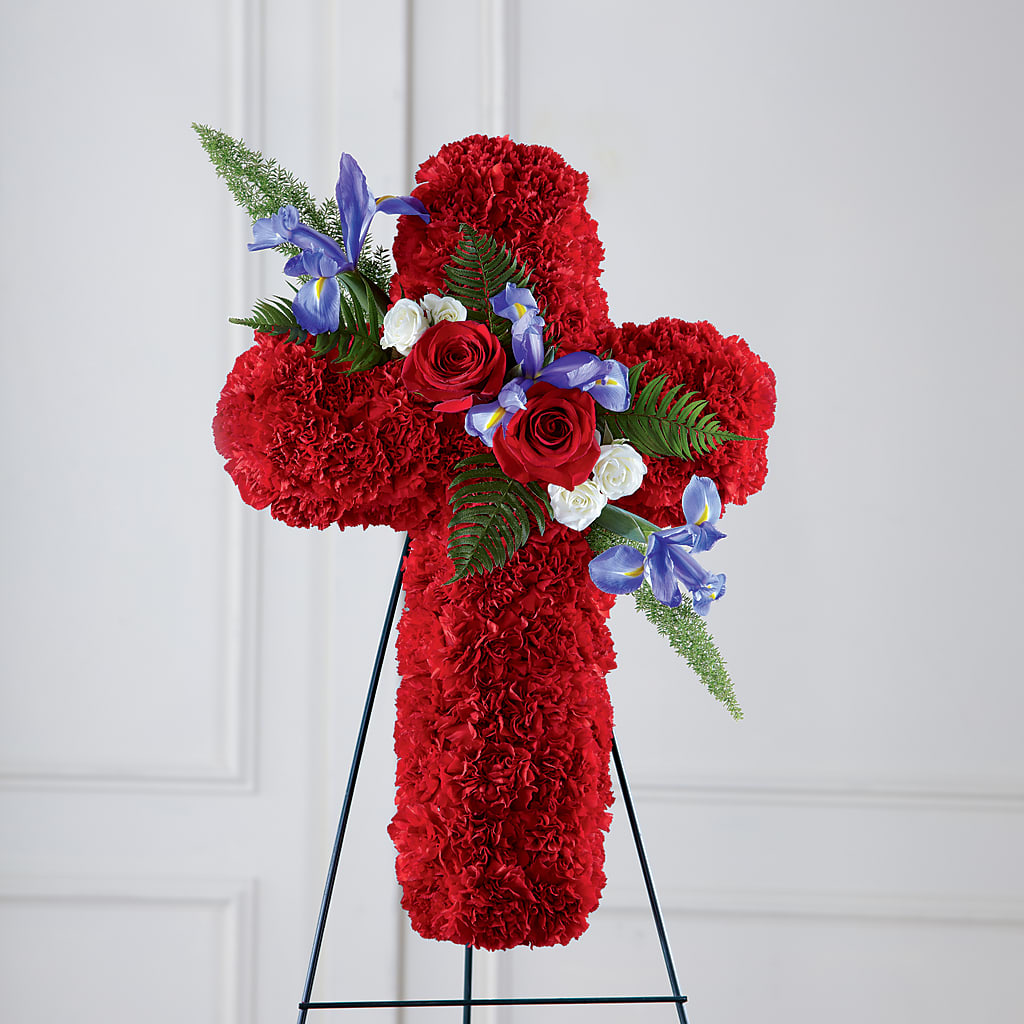 Faithful Hero Floral Cross – Distinctive Design Studio Llc, Ham Lake MN