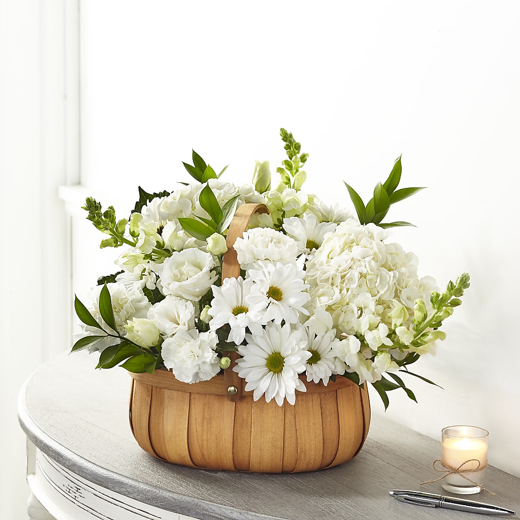 Pure Ivory Basket – Distinctive Design Studio Llc, Ham Lake MN