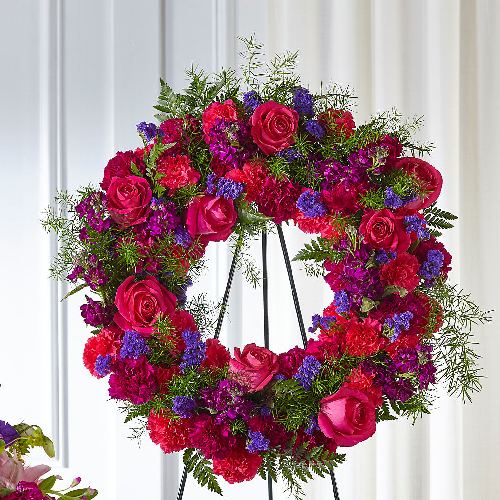 Calming Colors Wreath – Distinctive Design Studio Llc, Ham Lake MN