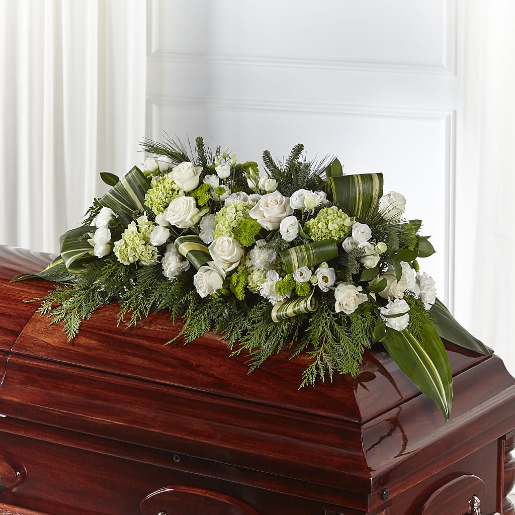 Hopeful Gesture Casket Spray – Distinctive Design Studio Llc, Ham Lake MN
