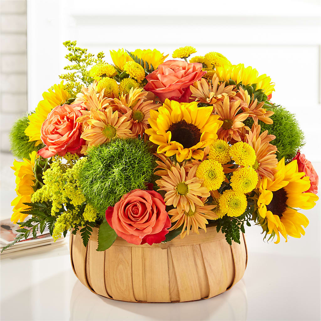 Harvest Sunflower Basket – Distinctive Design Studio Llc, Ham Lake MN
