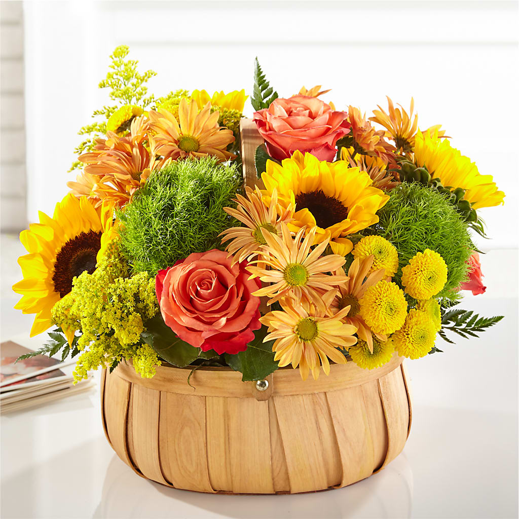 Harvest Sunflower Basket – Distinctive Design Studio Llc, Ham Lake MN