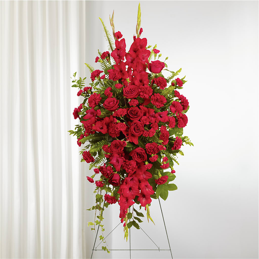 From the Heart Standing Spray – Distinctive Design Studio Llc, Ham Lake MN