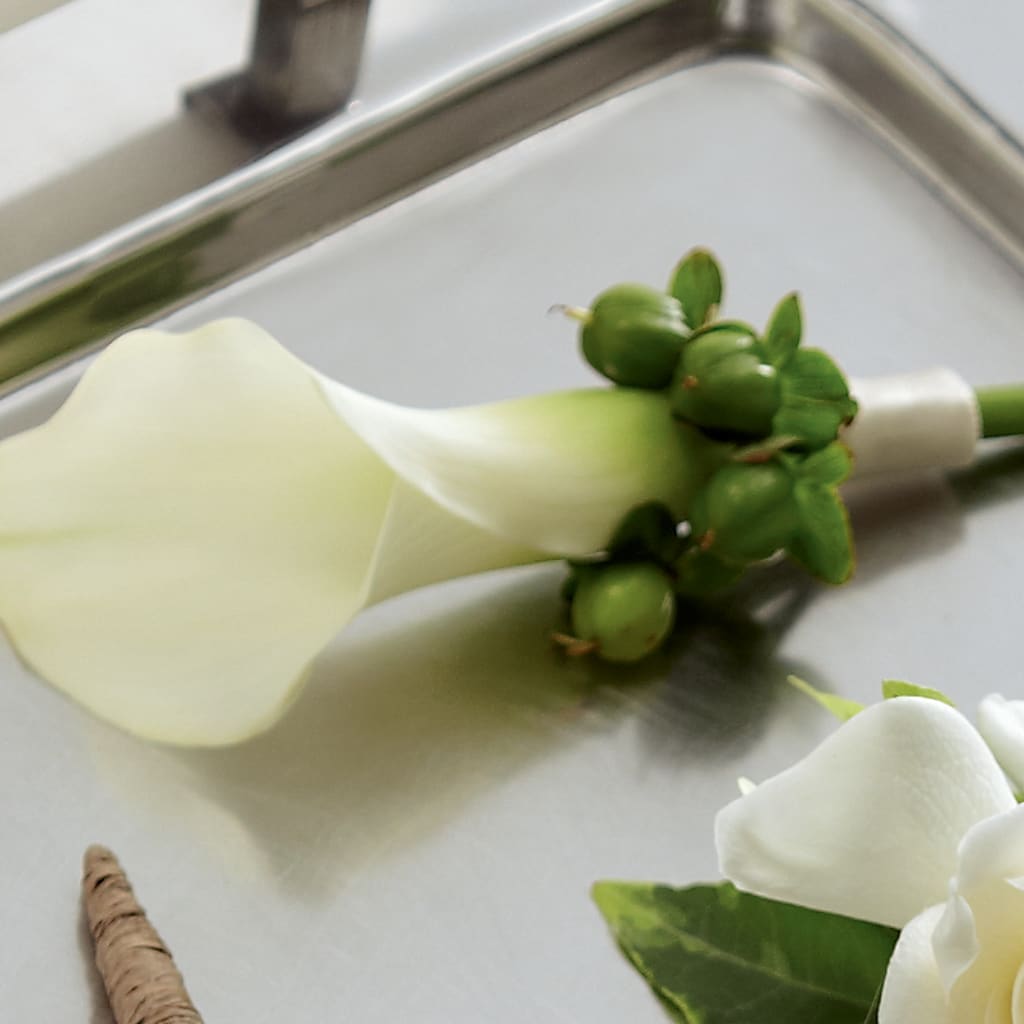 White Calla Boutonniere – Distinctive Design Studio Llc, Ham Lake MN