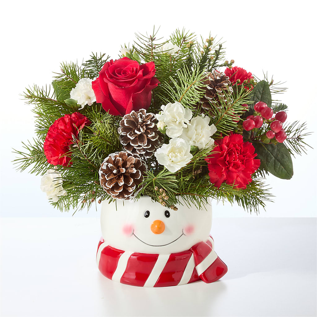 Jolly Snowman Bouquet –  Distinctive Design Studio Llc, Ham Lake MN