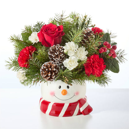 Jolly Snowman Bouquet –  Distinctive Design Studio Llc, Ham Lake MN