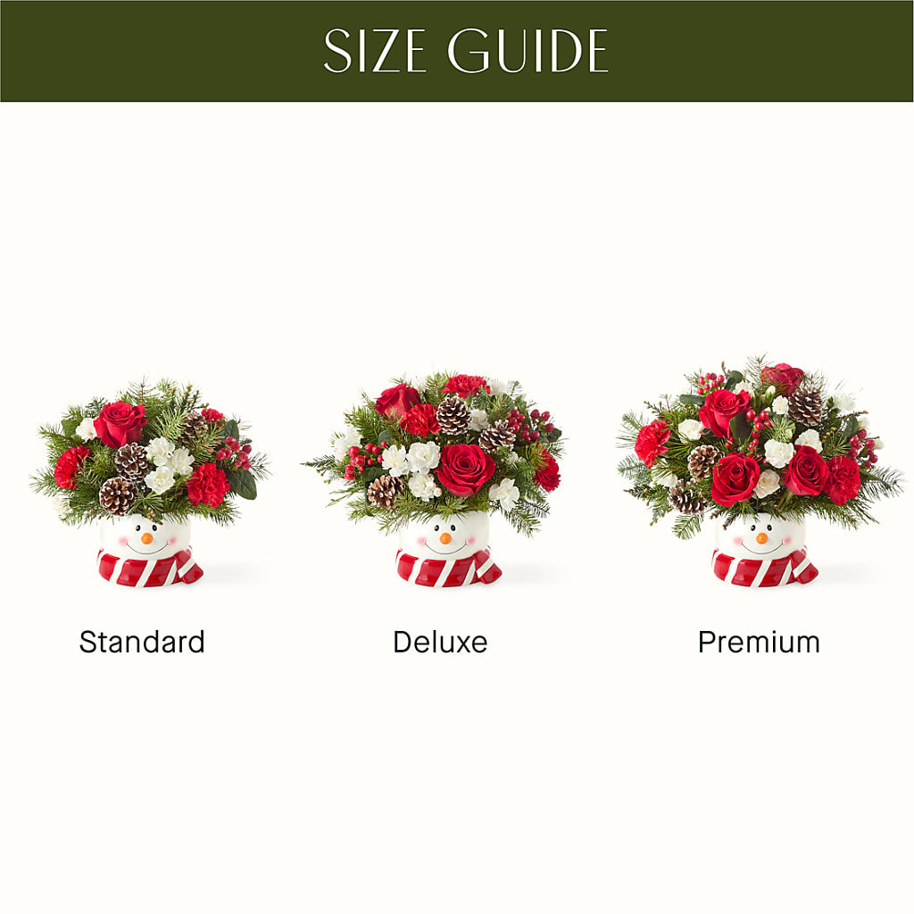 Jolly Snowman Bouquet –  Distinctive Design Studio Llc, Ham Lake MN