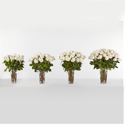Long Stem White Rose Bouquet –  Distinctive Design Studio Llc, Ham Lake MN