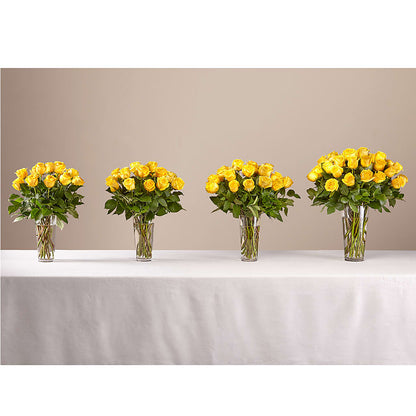 Long Stem Yellow Rose Bouquet –  Distinctive Design Studio Llc, Ham Lake MN