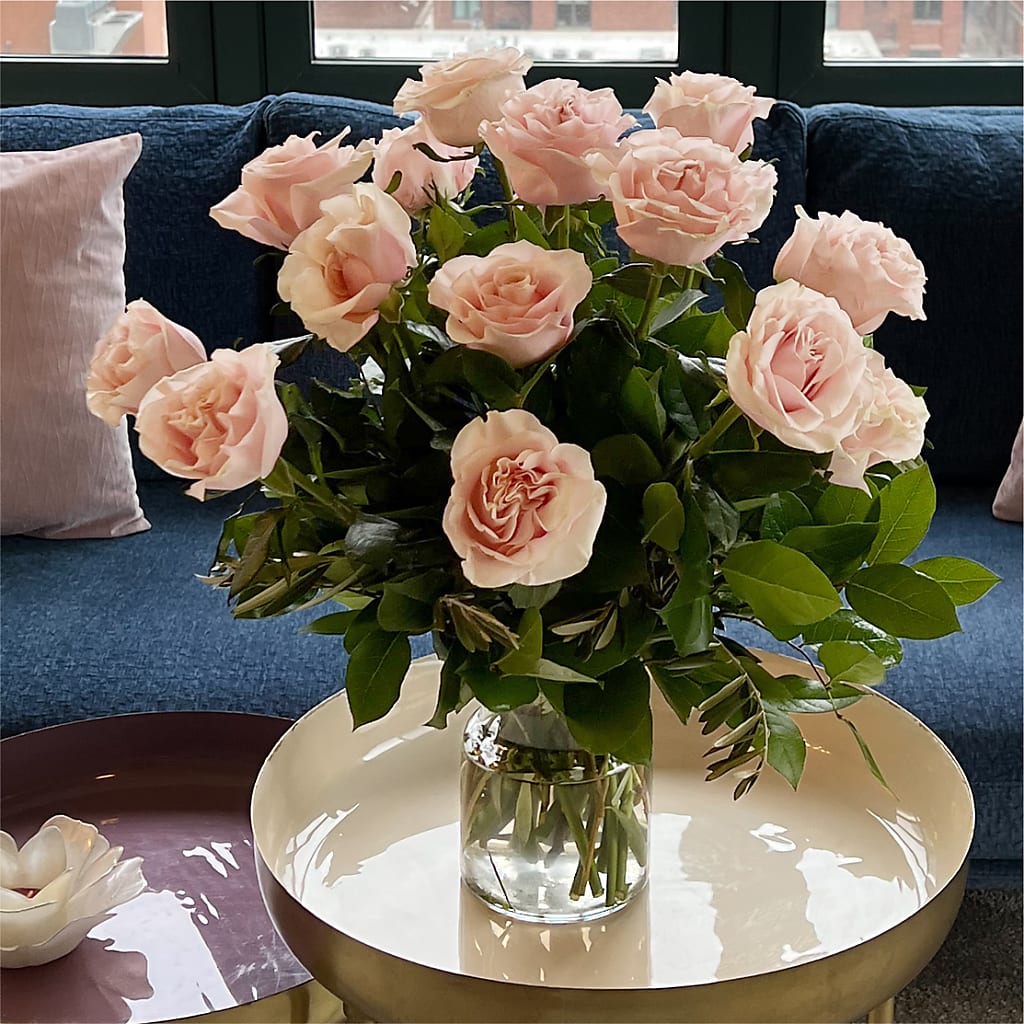 Long Stem Pink Rose Bouquet –  Distinctive Design Studio Llc, Ham Lake MN