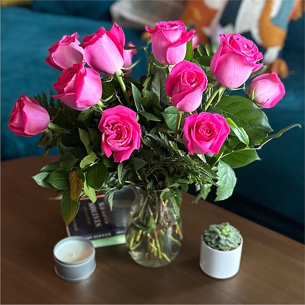 Long Stem Pink Rose Bouquet –  Distinctive Design Studio Llc, Ham Lake MN