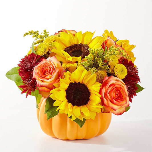 Golden Gourd Pumpkin Bouquet –  Distinctive Design Studio Llc, Ham Lake MN