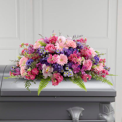 Glorious Garden Casket Spray –  Distinctive Design Studio Llc, Ham Lake MN