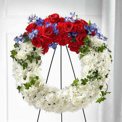 Patriotic Passion Wreath –  Distinctive Design Studio Llc, Ham Lake MN