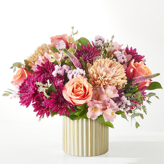 Berry Cobbler Bouquet with Ivory Vase –  Distinctive Design Studio Llc, Ham Lake MN