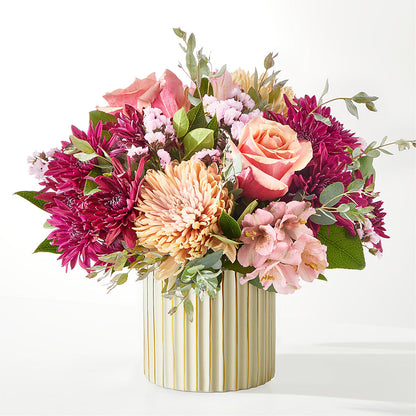 Berry Cobbler Bouquet with Ivory Vase –  Distinctive Design Studio Llc, Ham Lake MN