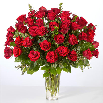 Forever Yours Fifty Stem Red Rose Bouquet –  Distinctive Design Studio Llc, Ham Lake MN
