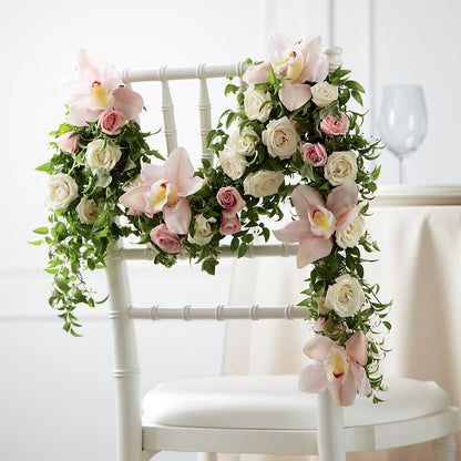 Orchid Rose Chair Décor –  Distinctive Design Studio Llc, Ham Lake MN