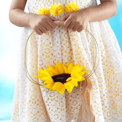 Sweet Sunshine Flower Girl Bouquet –  Distinctive Design Studio Llc, Ham Lake MN