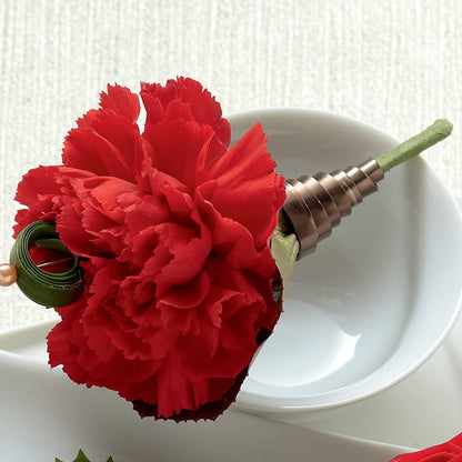 Red Carnation Boutonniere –  Distinctive Design Studio Llc, Ham Lake MN